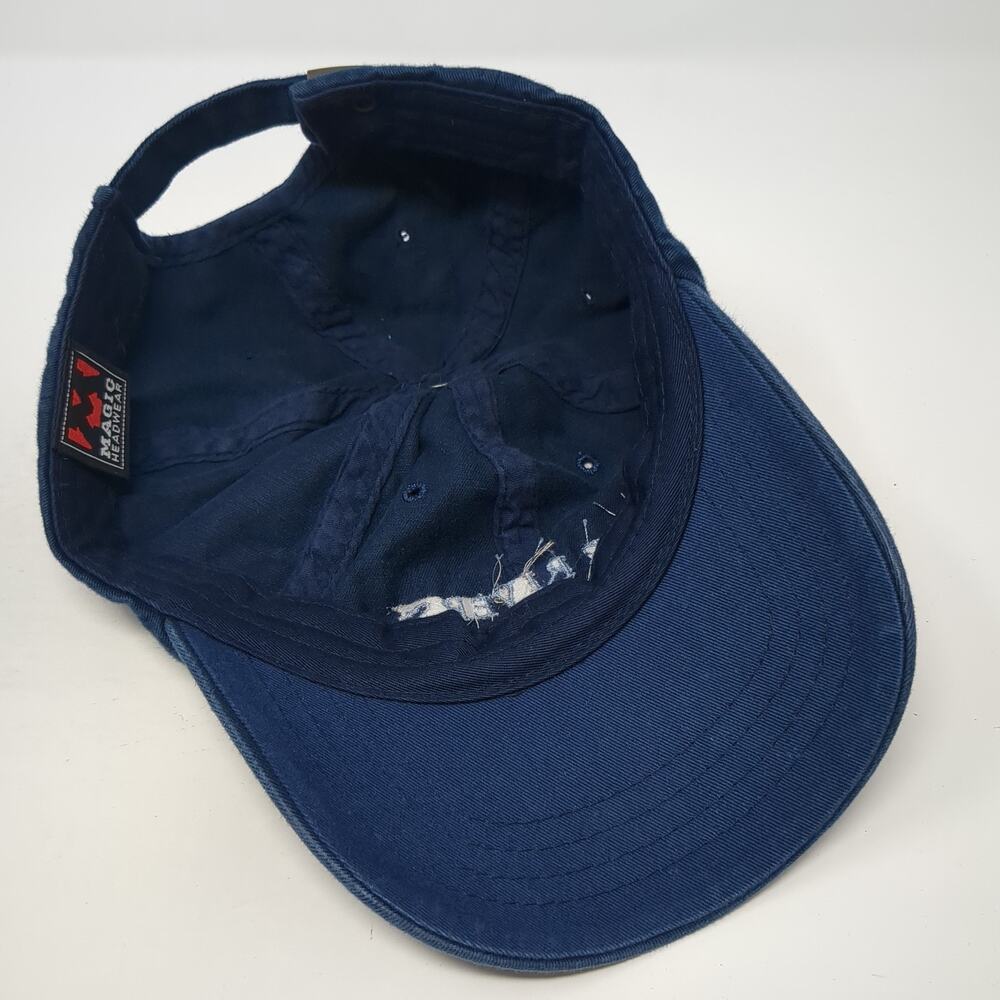Five Rivers Slideback Hat Blue One Size Embroidered Magic Headwear - Picture 7 of 10